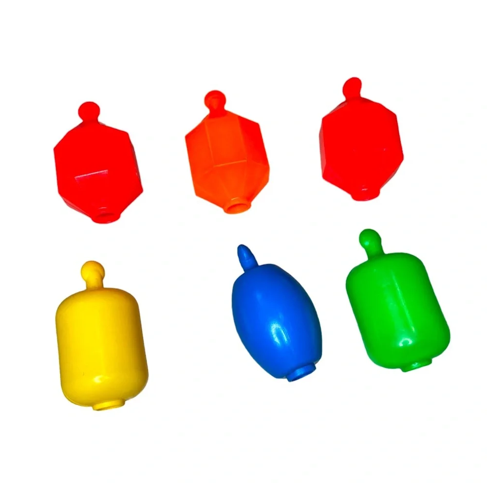 Fisher Price Mattel Snap Lock Pop Bead Toys Six Vintage Retro Primary Colors